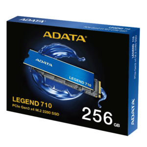 ADATA LEGEND 710 256GB PCIe Gen3 x4 M.2 2280 Solid State Drive