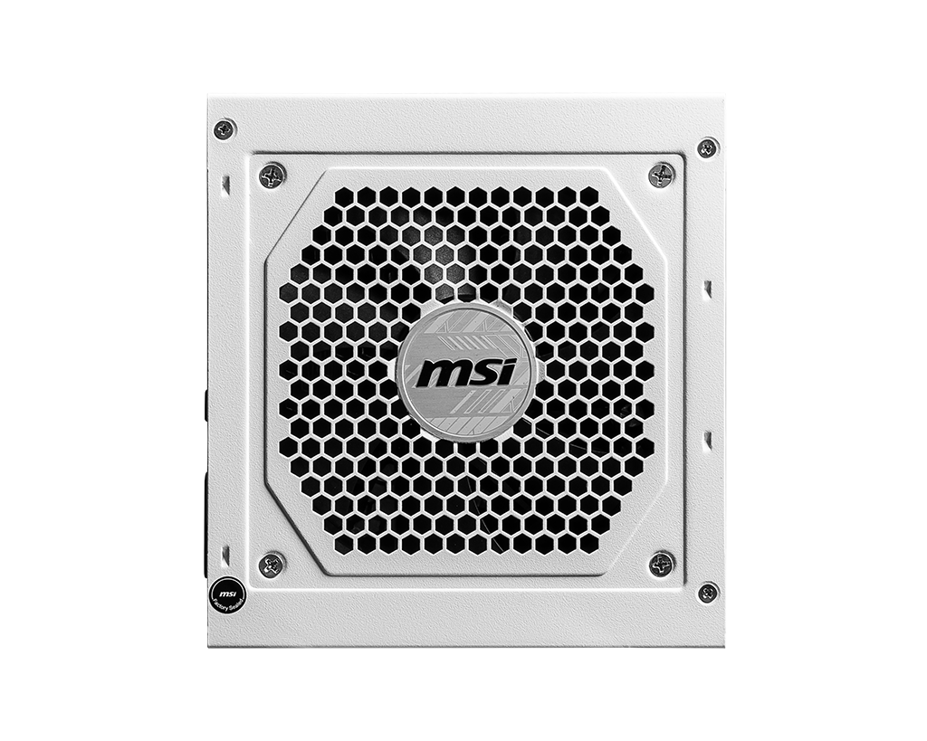MSI MAG A850GL PCIe 5 White Gold Power Supply Unit - Image 3