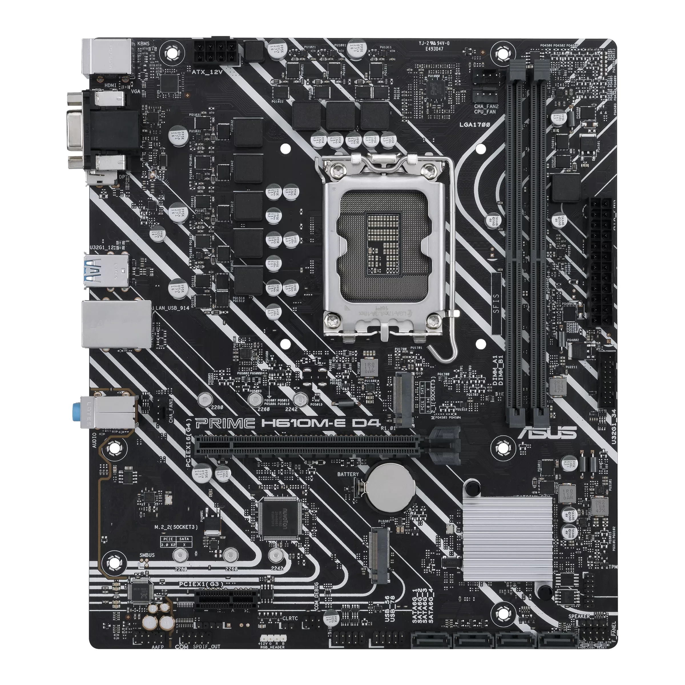 Asus Prime H610M-E D4 Motherboard