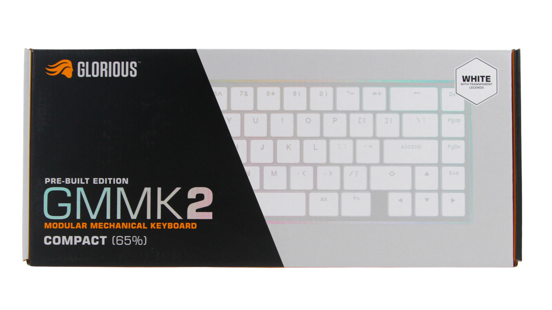 Glorious GMMK2 Compact (65% TKL) - White Keyboard