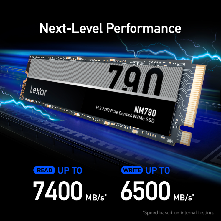 Lexar NM790 PCIe Gen 4x4 M.2 NVMe - Image 2